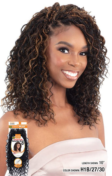 MODEL MODEL 3X Italian Curl Boho Box Braid 14